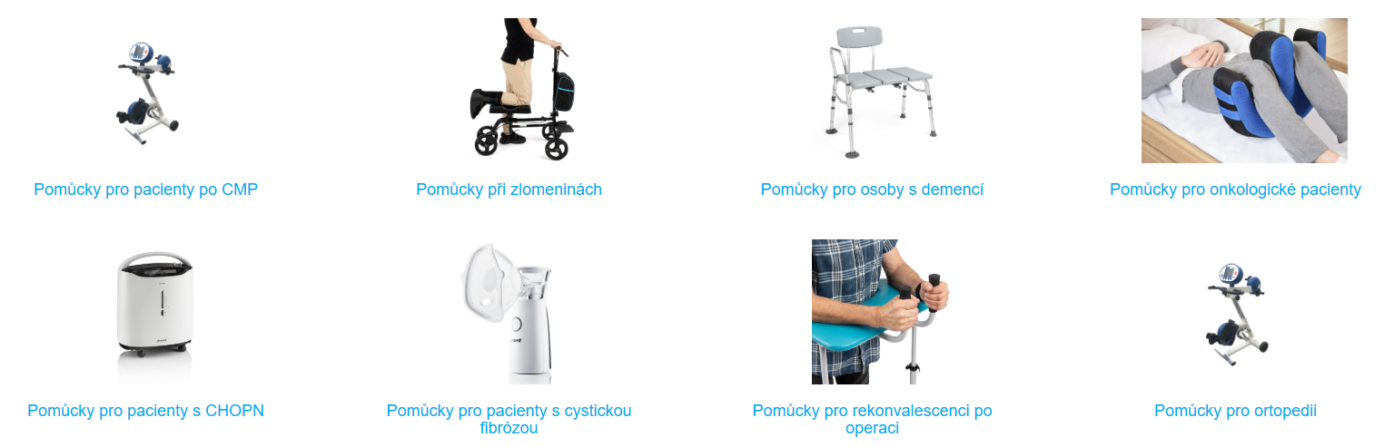 Najděte přesně to, co potřebujete – pomůcky podle zdravotního stavu.