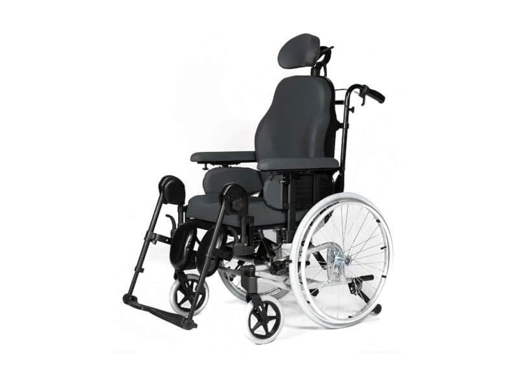 Polohovací mechanický invalidní vozík