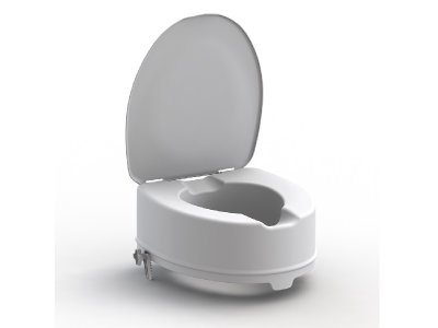 Nástavec na WC s poklopem – výška 15 cm