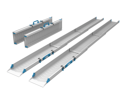 Lehká skládací rampa pro invalidní vozík