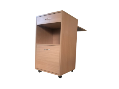 Noční stolek s jídelní deskou – celkový pohled