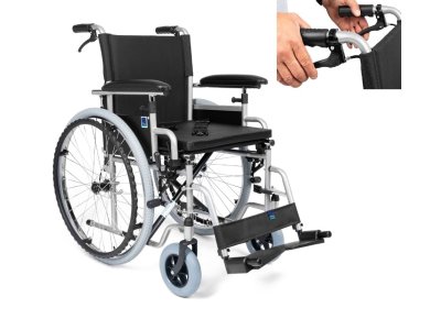 Mechanický invalidní vozík s odnímatelnými koly