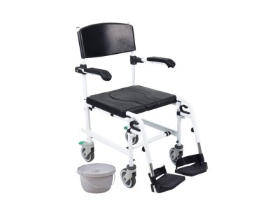 Toaletní křeslo do sprchy pojízdné