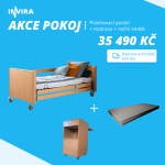 Vybavení celého pokoje - postel s hrazdou, matrace, noční stolek. To vše d dovozem a montáží zdarma.