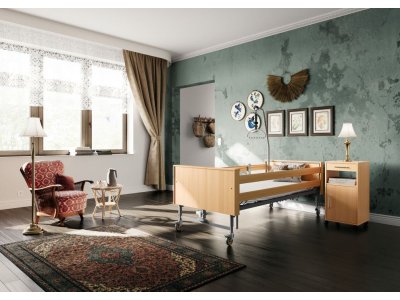 Elektrické polohovací čtyřfunkční lůžko Burmeier Therapia