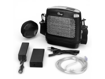 Přenosný kyslíkový koncentrátor Spirit-3 – obsah balení