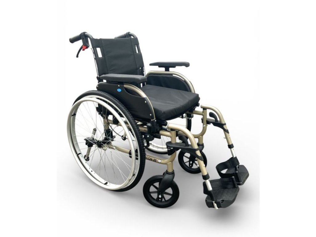 Invalidní vozík hliníkový nadrozměrný - vysoká nosnost