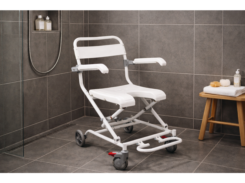 Skládací křeslo do sprchy