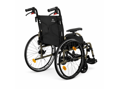 Invalidní vozík hliníkový nadrozměrný - vysoká nosnost