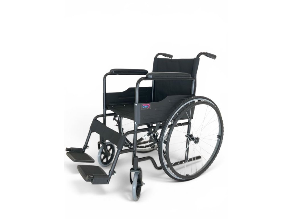 Invalidní vozík Gabi Standard – ocelový skládací vozík